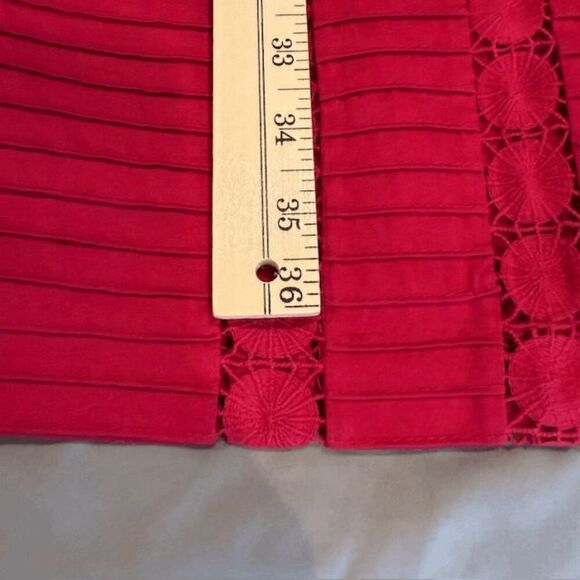 Nanette Lepore "Treasure" Dress Embellished Sleeveless Fuchsia Pink Size 4 - Picture 12 of 13